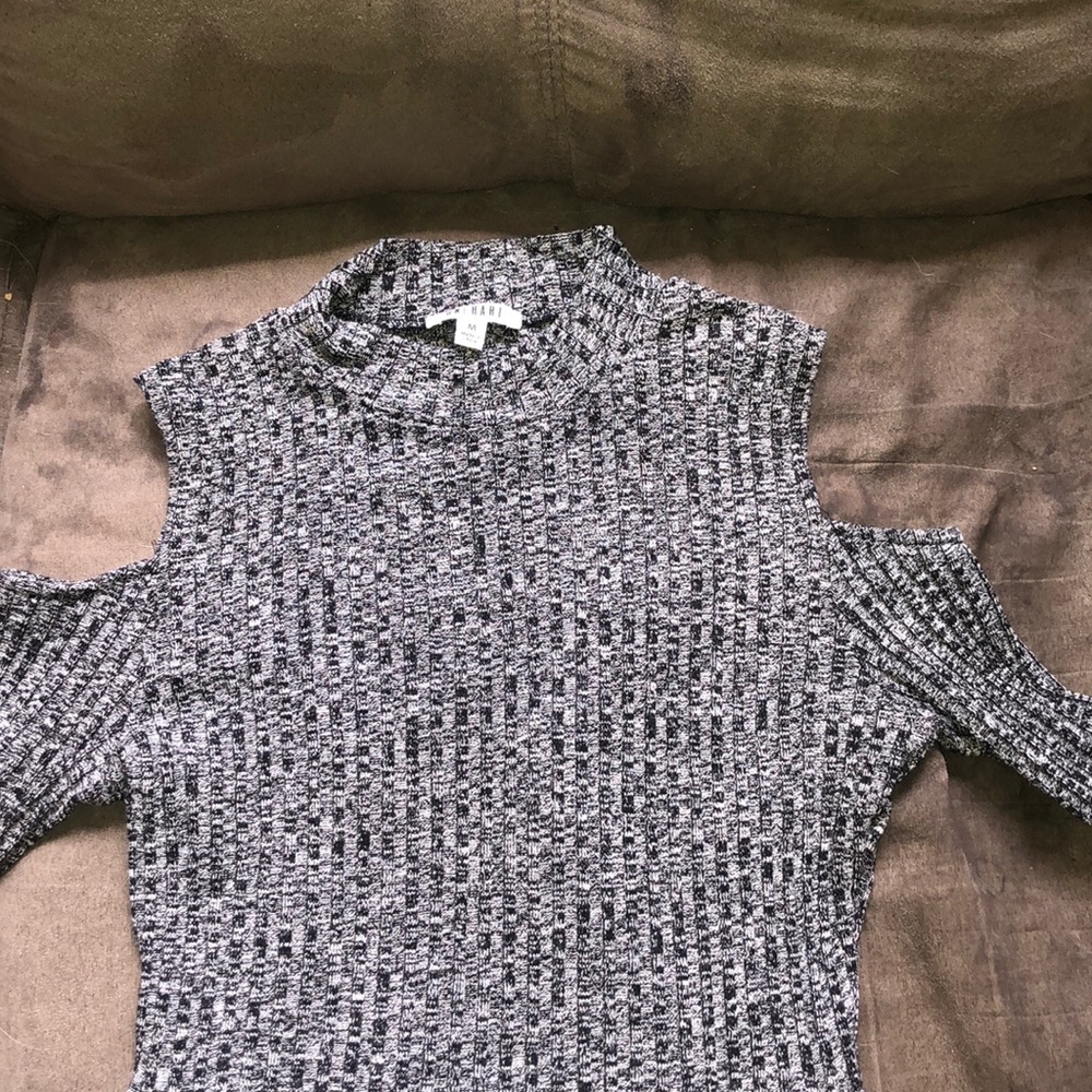 Adorable Off the shoulder grey dress